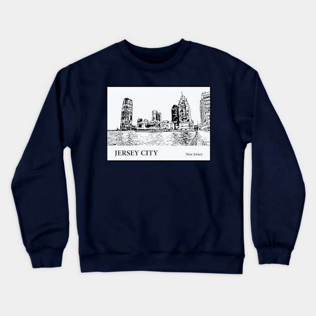 Jersey City - New Jersey Crewneck Sweatshirt by Lakeric